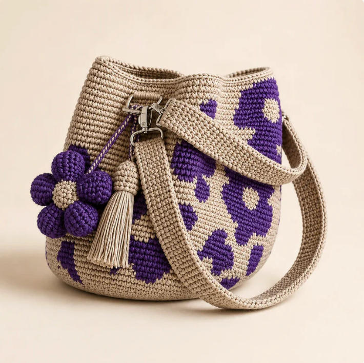Flower Crochet Bag